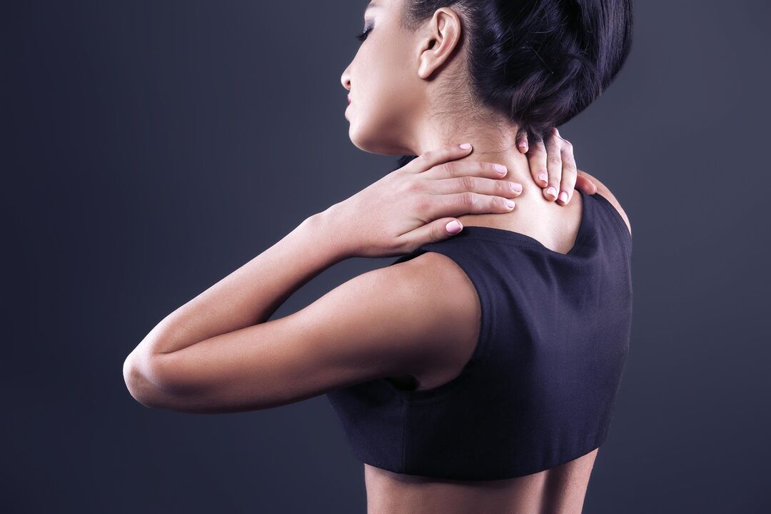 neck pain with osteochondrosis